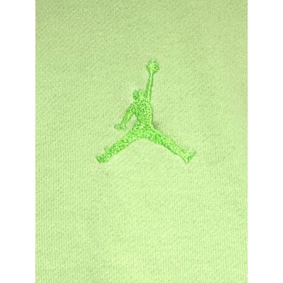 Nike Jordan Wings Washed Pullover Hoodie - Men's Large - Green - Picture 2 of 10
